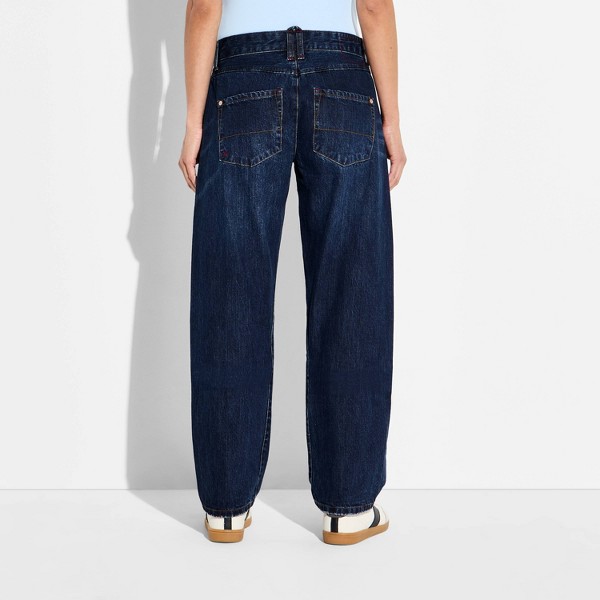 Jeans de tiro bajo con costura torcida para mujer - Wild Fable™ 2