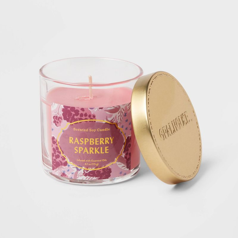 Jar Candle Raspberry Sparkle Berry Pink - Opalhouse™, 4 of 5