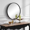 Uttermost Belham Industrial Round Iron Mirror 34.9" for Living Room & Entryway - 3 of 4