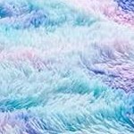 tie-dye blue rainbow