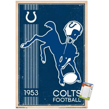 Trends International NFL Indianapolis Colts - Retro Logo 14 Unframed Wall Poster Prints