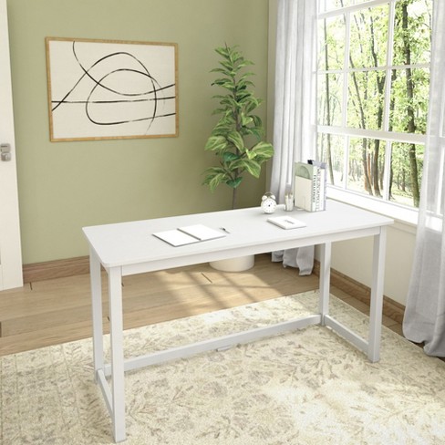 Plank+beam Writing Desk, Simple Desk For Bedroom, Home Office Study ...