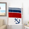 Pavilion Gift Company - Anchor - 50" x 60" Royal Plush Blanket - Throw Blankets - 2 of 4
