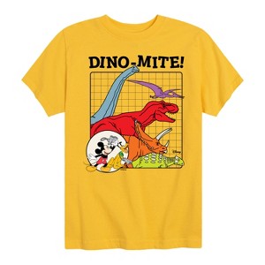 Boys' - Disney - Mickey Dinosaurs Short Sleeve Graphic T-Shirt - 1 of 4