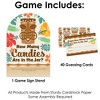 Big Dot of Happiness Tropical Luau - How Many Candies Hawaiian Beach Party Game - 1 Stand and 40 Cards - Candy Guessing Game - 3 of 4