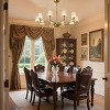 BAOURE Mid Century Glass Chandelier 10 Light Modern Gold Pendant Light Fixture, 39in Farmhouse Chandeliers for Dining Room Living Room Bedroom - 2 of 4