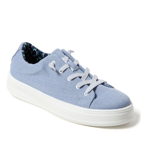 Женские кроссовки Dearfoams Women's Mabel Woven Slip On Sneaker - Eventide Size 8