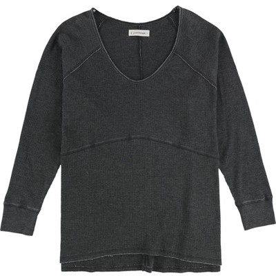 Lucky Brand Womens Floral Print Basic T-Shirt, Black, X-Large