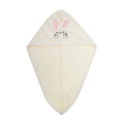 Unique Bargains Water-absorbent Rabbit Ears Hair Towel 1 Pc
