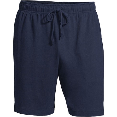 Lands' End Men's Knit Jersey Pajama Shorts - Small - Radiant Navy