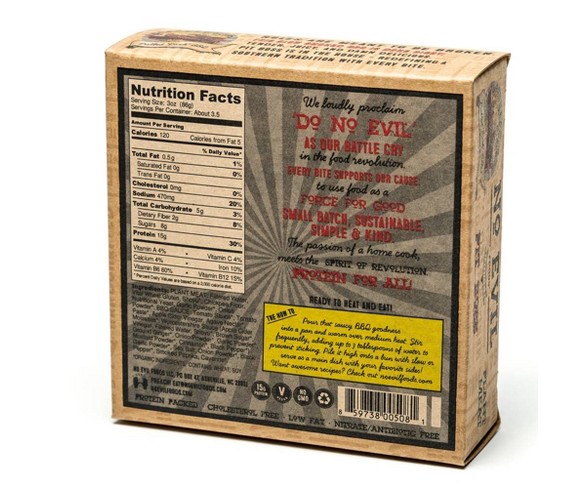 No Evil Foods Pit Boss Meatless BBQ Pork - 10oz