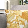 Outdoor Decor by Commonwealth Yellow Plant Print Outdoor Pillow Cover 18" x 18" Multi (Cover Only) - 3 of 4