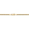 Black Bow Jewelry 2.5mm 14k Yellow Gold Classic Solid Rope Chain Necklace - 4 of 4