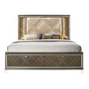 Acme Furniture Queen Skylar Bed Synthetic Leather/Dark Champagne Finish - 2 of 4