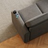 TiramisuBest 85.8" Beige Sleeper Sofa, Sofa Bed - 2 in 1 Pull Out Sofa Bed with Storage Sofa, Sofa Sleeper with Pull Out Bed with Charging Port - 3 of 4