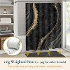 LunaLulinlk Shower Curtain with Hooks – Heavy-Duty Mold/Mildew-Resistant - 2 of 4