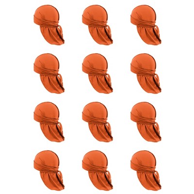 12 Pack Silky Durags Great for Hair Protection and Fashion