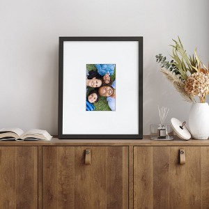 Americanflat Soho Gallery - 15x18 Digital Picture Frame - Wide Mat - 10.1" HD Touchscreen - Expandable Storage & Built-In WiFi - 1 of 4