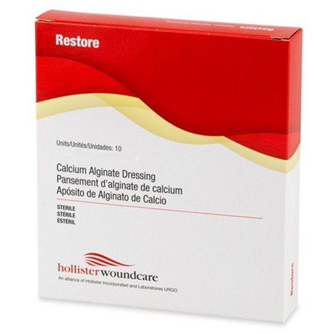 Restore Alginate Dressing 2 X 2'' Sterile 10 Per Box : Target