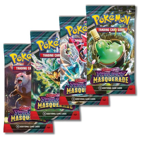 Pokemon Scarlet & Violet Twilight Masquerade | 4 Booster Packs - image 1 of 1