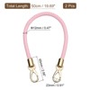 Unique Bargains PU Leather Braided Fashion Women's Handbag Purse Strap 2 Pcs - 2 of 4
