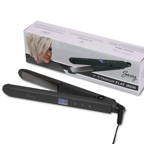 Titanium flat iron for black outlet hair