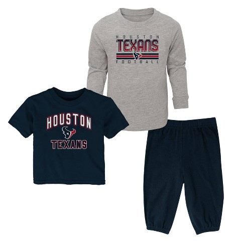 NFL Houston Texans Baby Boys' 3pk Coordinate Set - 12M