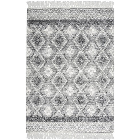 Nicole Curtis Series 3 Textured Diamond Geometric Indoor Rug - image 1 of 4