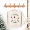 The Juniper Shop Christmas Spirits Green Words Youth Ultra-Soft Graphic Sweatshirt - 2 of 3