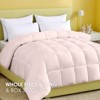 Sevobal Quilts Extra Large Plump Thick Duvet Bohemian-Style Checkered Quilting Machine Washable, Hotel-Grade Luxury for Bedrooms, Pink, 128"*120"*1" - 4 of 4