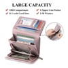 FATMOON Wallets for Women - RFID Blocking Trifold Ladies Wallet with 11 Card Slots, ID Window & Coin Pocket,Ideal for Travel,Commuting - 2 of 4