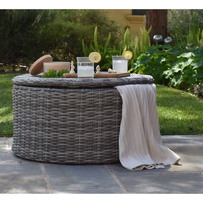 rattan coffee table target