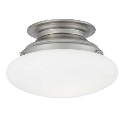 Norwell Lighting Clayton 2 - Light Flush Mount in  Brushed Nickel