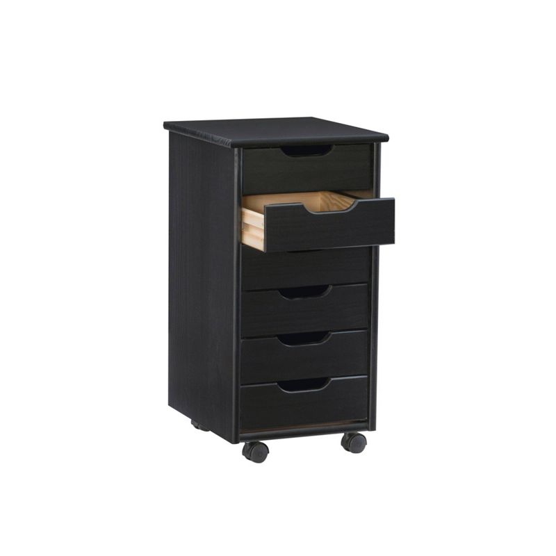 Cary 6 Drawer Rolling Storage Cart - Linon, 5 of 24