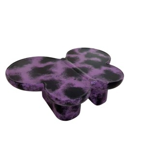 Modern Butterfly Coffee Table, Fiberglass Accent Table with Sculptural Design for Living Room - Koiai - 1 of 4
