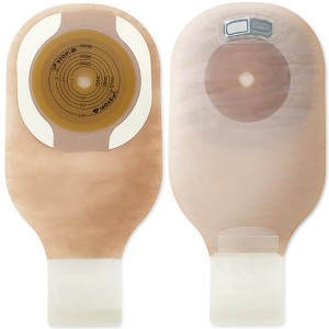 Premier Ostomy Pouch Drainable up to 1.5" Stoma 12"L 1pc System Ultra Clear 8578, 5 Ct - 1 of 3