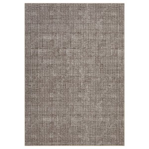 Washable Modern Solid Textured Rug Non Slip Low Pile Rug Soft Contemporary Throw Floor Cover Foldable Indoor Carpet for Living Room Bedroom - 1 of 4