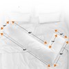 Cheer Collection L-Shaped Kapok Fiber Body Pillow With Removable Washable Cover - 3 of 4