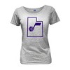 NBA Utah Jazz Women's Short Sleeve Burnout Scoop T-Shirt - 2 of 4