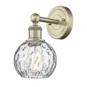 Athens Water Glass - 1 Light Wall Sconce In Industrial Style-10.5 Inches Tall and 6 Inches Wide - 1 of 1