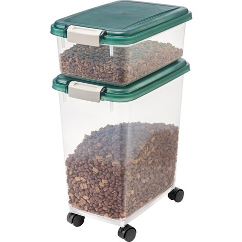 Iris Usa Elevated Feeder With Airtight Pet Food Storage Container : Target