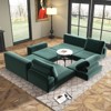 SYFERLORY Convertible 2-Seater Modular Sofa Bed £¬Corduroy Fabric for Living Room - 3 of 4