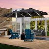 SEVOBAL Patio Umbrellas Outdoor Market Extra Large, Crank Handle for Deck, Lawn, Backyard, Sun Shade - 2 of 4