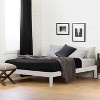 HomeStock Solid Wood Platform Bed, Twin,White - 4 of 4