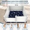 JUJABU Whelping Box for Dogs and Puppies - 3 of 4