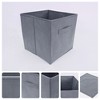 REGALWOVEN Shelves Closet Fabric Collapsible Spacious Square Storage Bins with Handles 2 Pcs - 2 of 4
