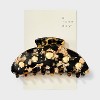 Acrylic Tortoise Pattern and Studded Hair Claw Clip - A New Day™ Gold - 2 of 3
