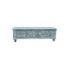 Taran Designs,Eve Carved Solid Wood Storage Ottoman - 2 of 4