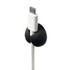 Wrap-It 10pk Cable Clips Single Black: Cord Holder & Organizer for Cable Management - 2 of 4