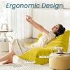 EROMMY Bean Bag Chair Togo Sofa, 28D Memory Foam, Easy Cleaning and Portable, Premium Faux Leather, Lightweight Floor Couch for Living Room, Bedroom - 4 of 4